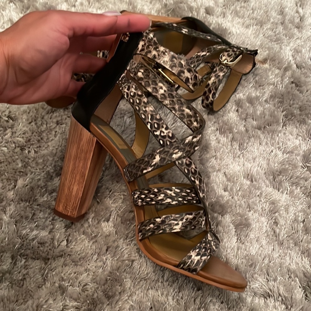 DOLVE VITA multi-colored snake print sandal